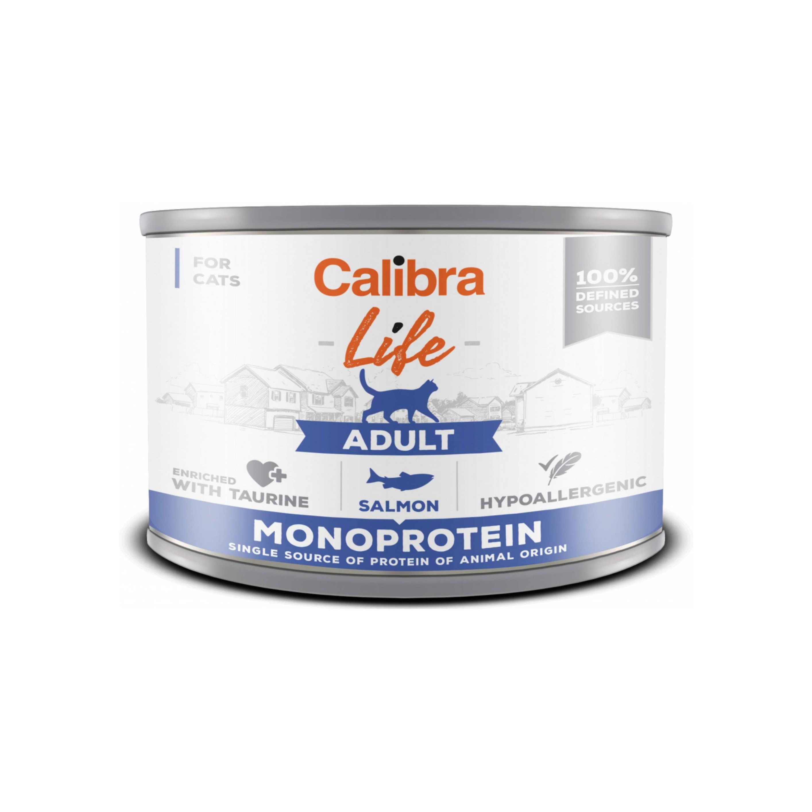 Calibra KONZERVA cat Life Adult salmon 6 x 200 g
